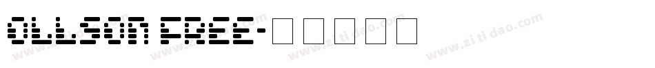 Ollson FREE字体转换